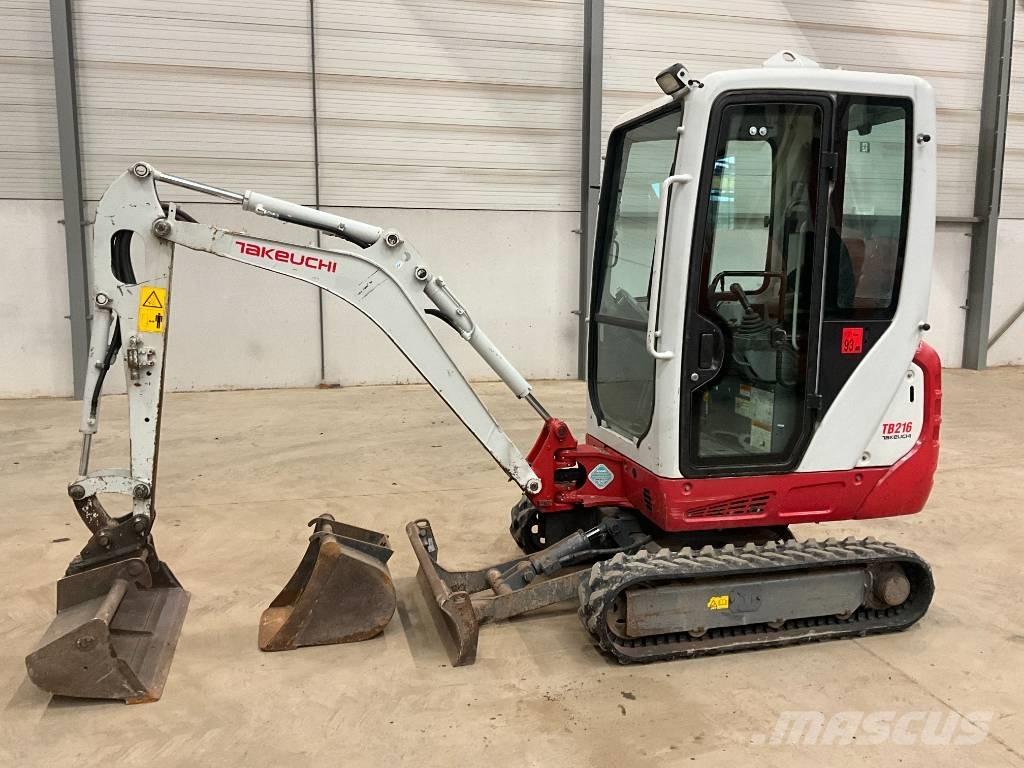 Takeuchi TB 216 Mini bagri <7t