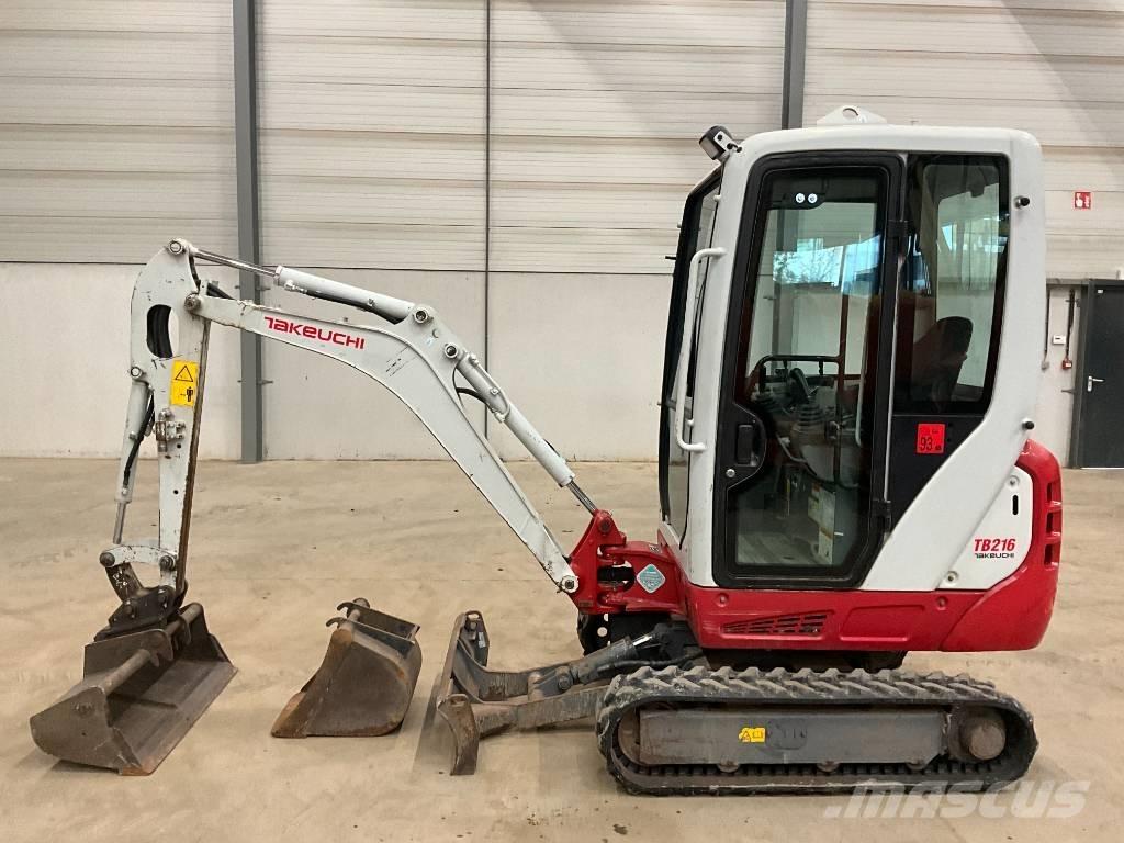 Takeuchi TB 216 Mini bagri <7t