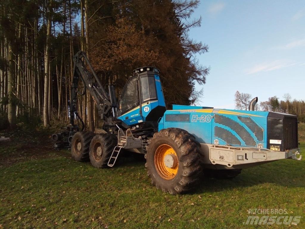 Rottne H20 Harvesterji