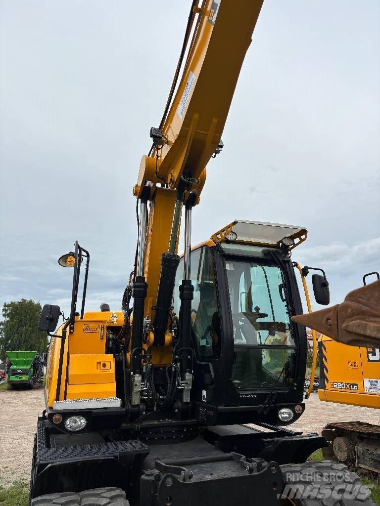 JCB JS 145 W Bagri na kolesih