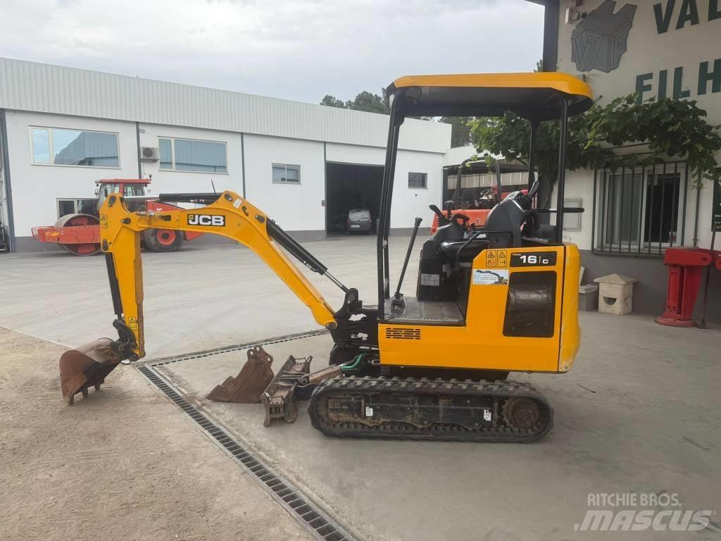 JCB 16 C-1, 821h Mini bagri <7t
