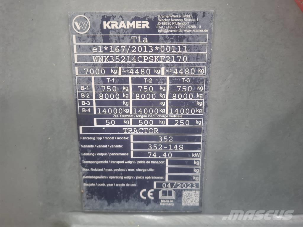 Kramer 8115 Kolesni nakladalci