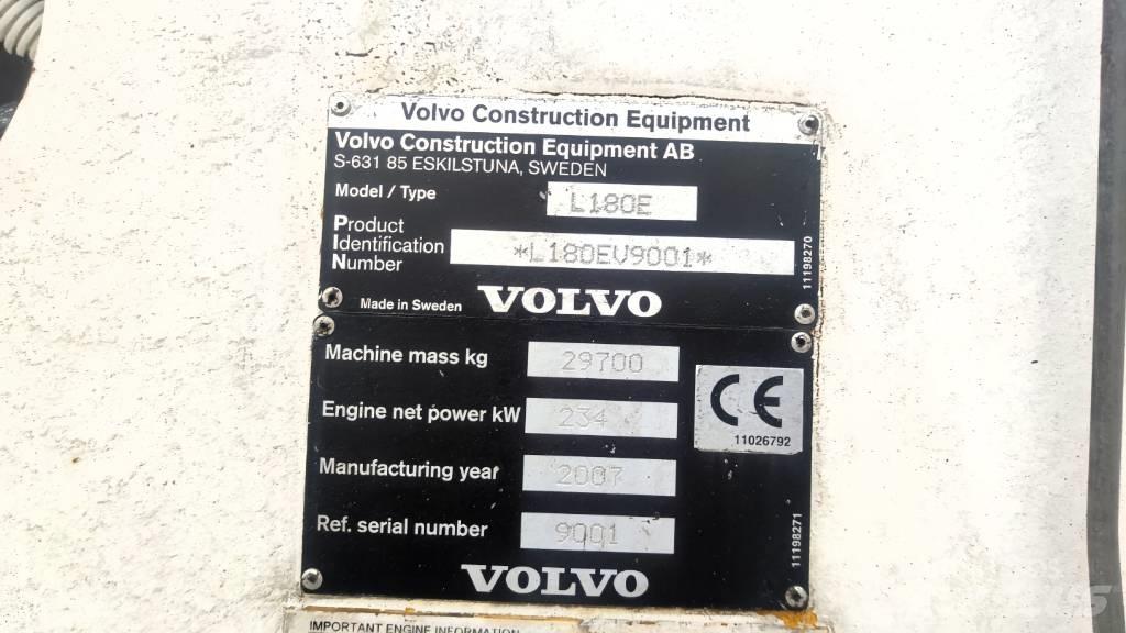 Volvo L 180 E Kolesni nakladalci