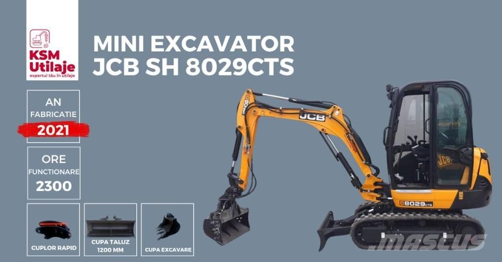 JCB 8029 CTS Mini bagri <7t