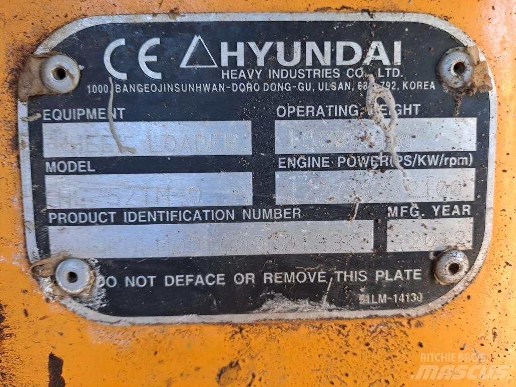 Hyundai HL 757 TM-9 Kolesni nakladalci