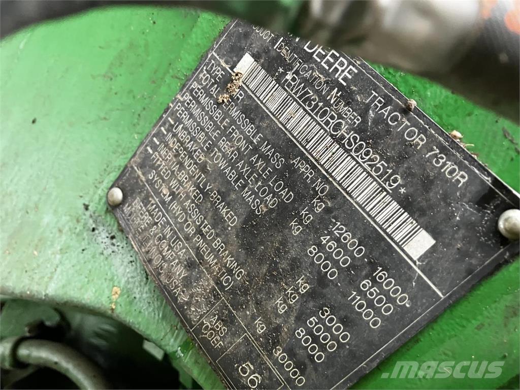 John Deere 7310R Traktorji
