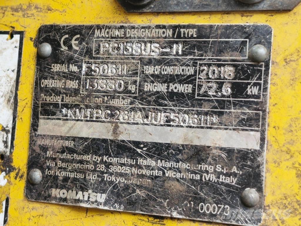 Komatsu PC 138 US-11 Bagri goseničarji