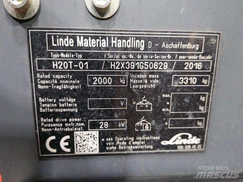 Linde H20T-01 Plinski viličarji