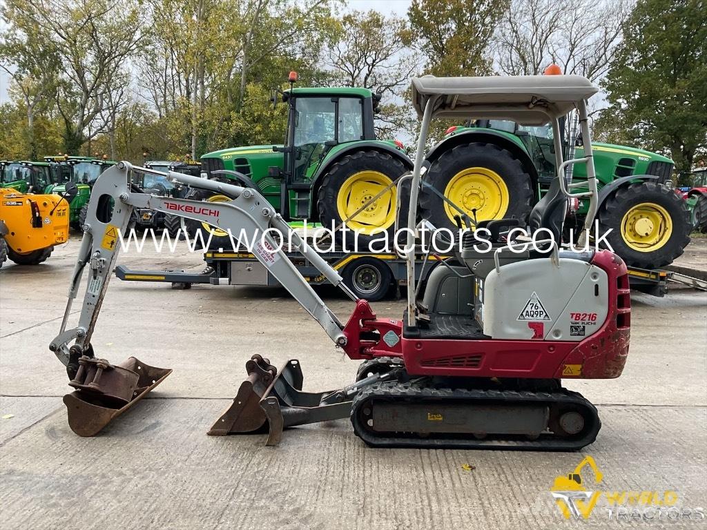 Takeuchi TB 216 Mini bagri <7t