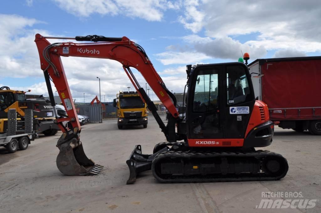 Kubota KX 085-5 Mini bagri <7t