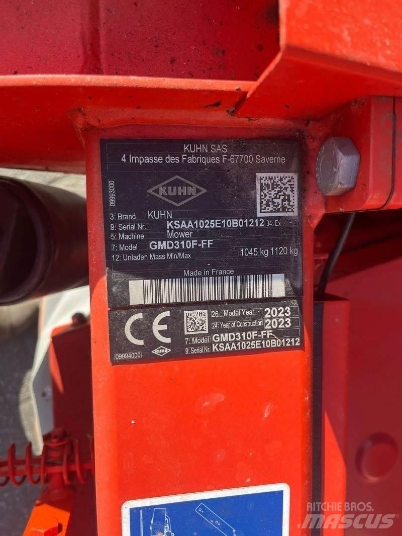 Kuhn GMD 310F Diskaste kosilnice