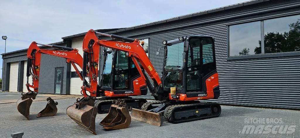 Kubota KX027-4 Mini bagri <7t