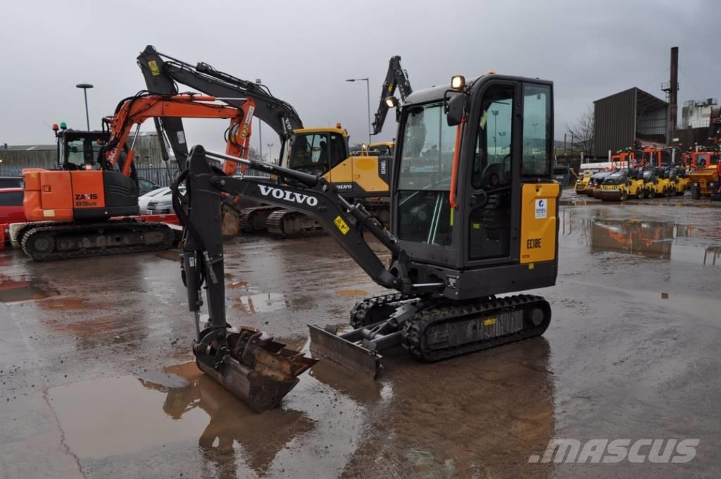 Volvo EC 18 E Mini bagri <7t