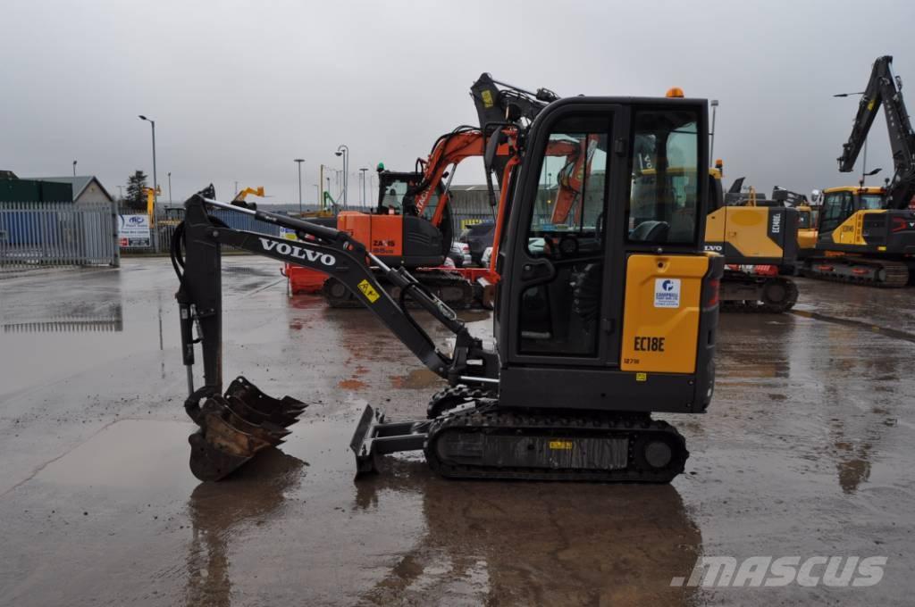 Volvo EC 18 E Mini bagri <7t