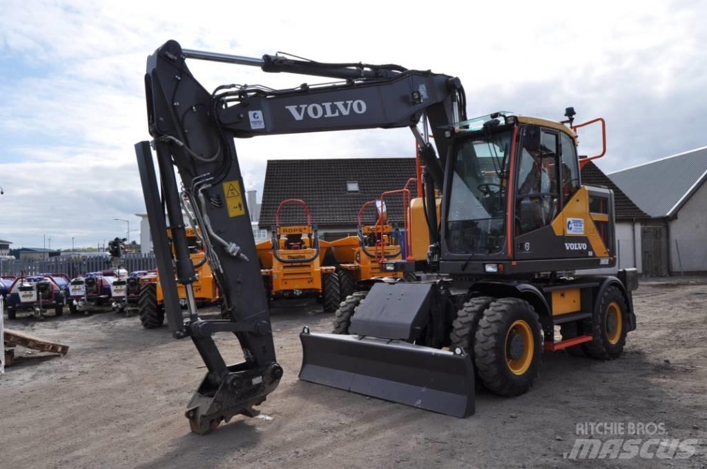 Volvo EWR 170 Bagri na kolesih