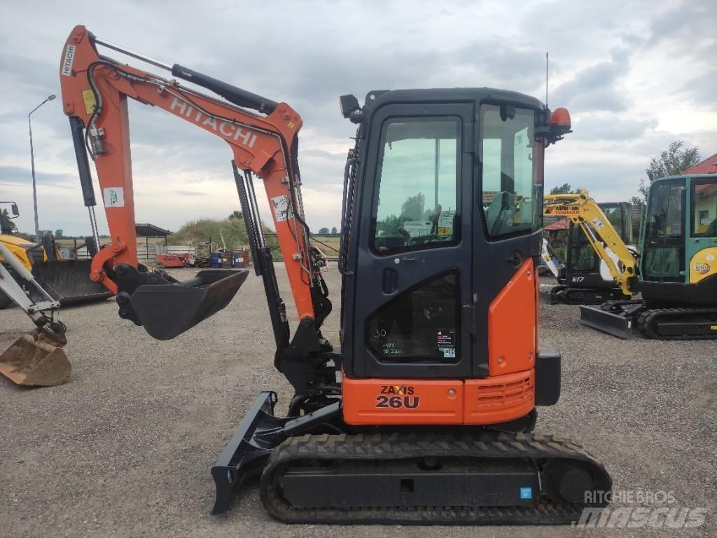 Hitachi ZX 26 U-6 Mini bagri <7t