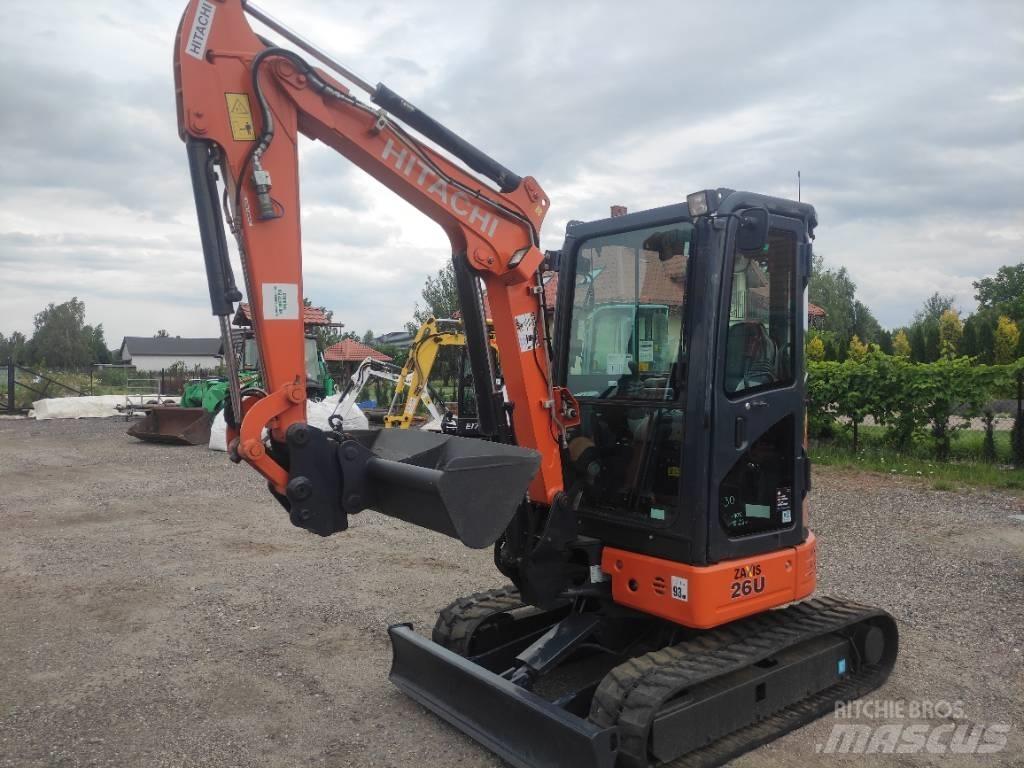 Hitachi ZX 26 U-6 Mini bagri <7t