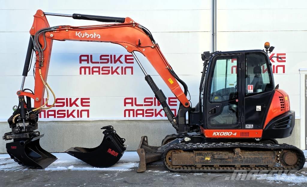 Kubota KX 080-4 Midi bagri 7t – 12t