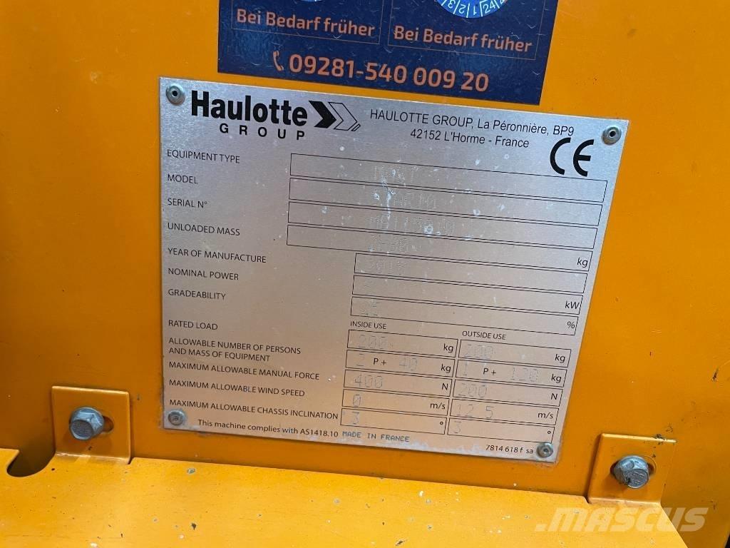 Haulotte Star 10 Vertikalna dvigala