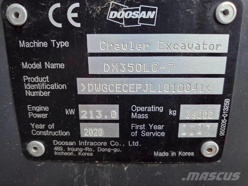 Develon DX 350 LC-7 Bagri goseničarji