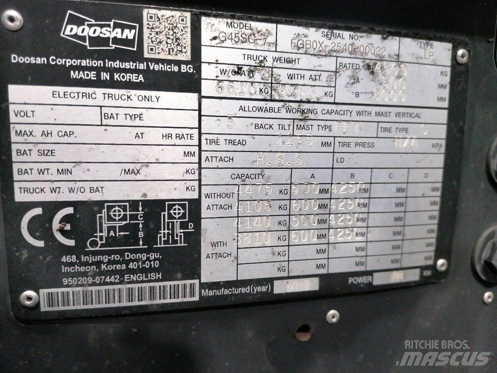Doosan G45SC-7 Plinski viličarji