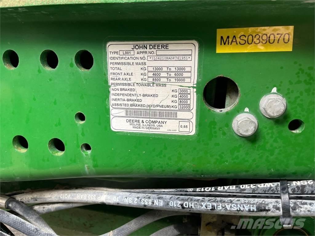 John Deere 6210R Traktorji