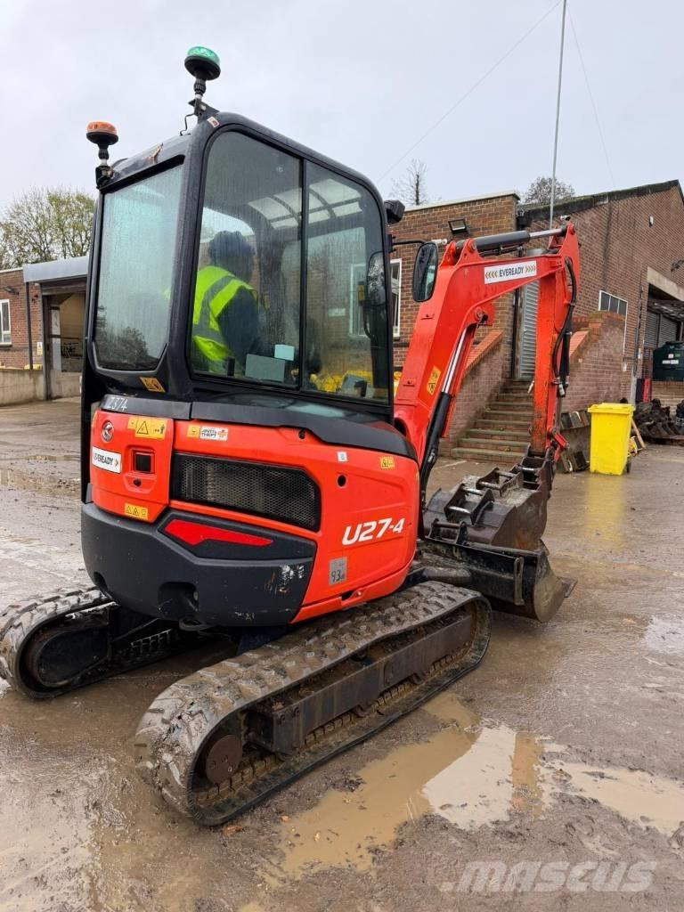 Kubota U 27-4 Mini bagri <7t
