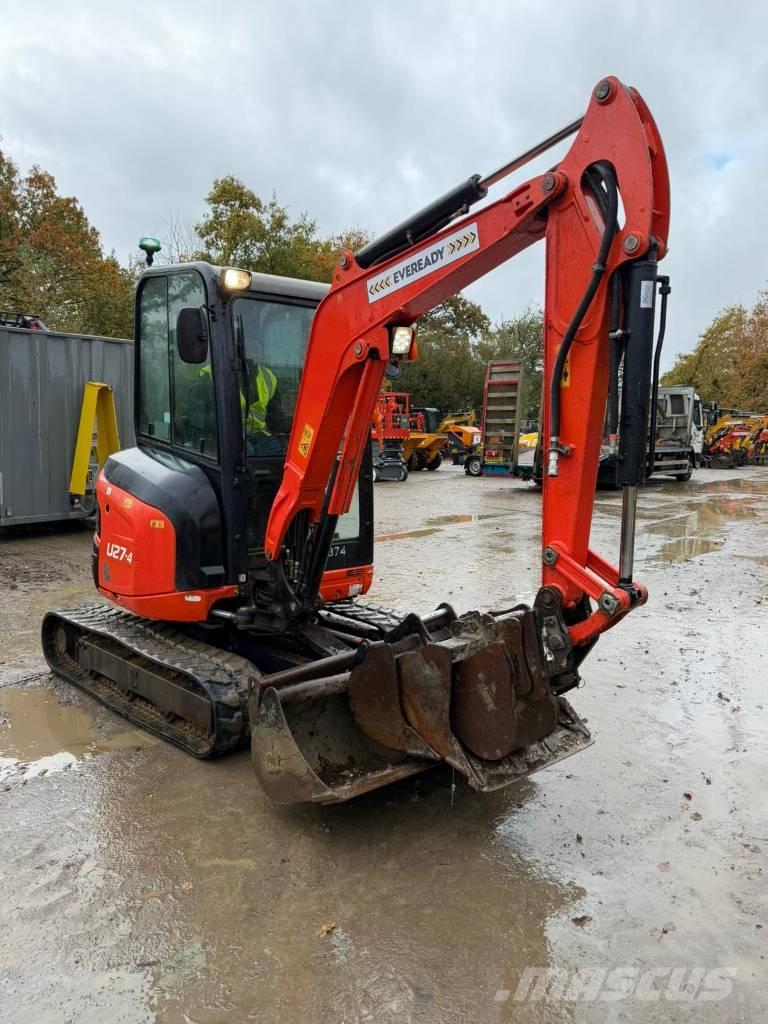 Kubota U 27-4 Mini bagri <7t