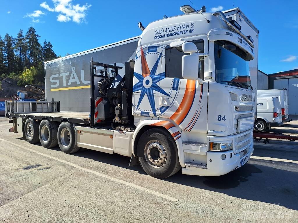 Scania G490 LB8x4*4 Tovornjaki z žerjavom