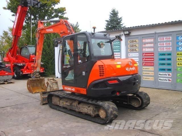Kubota KX080-4a Bagri goseničarji