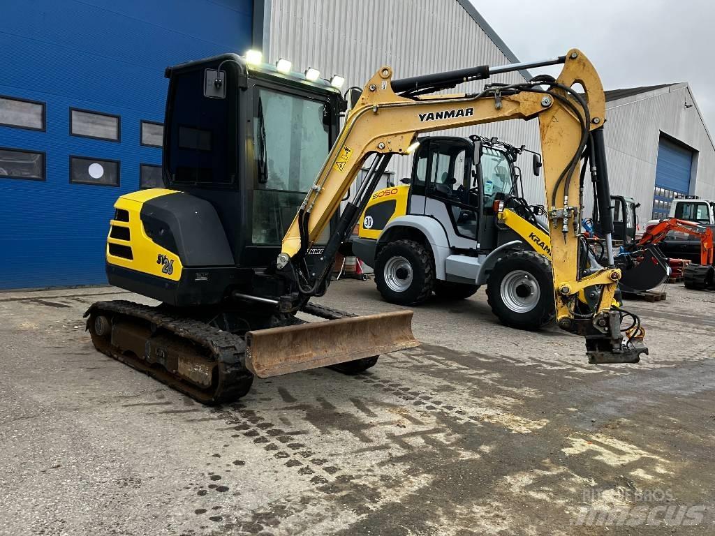 Yanmar SV 26 Mini bagri <7t
