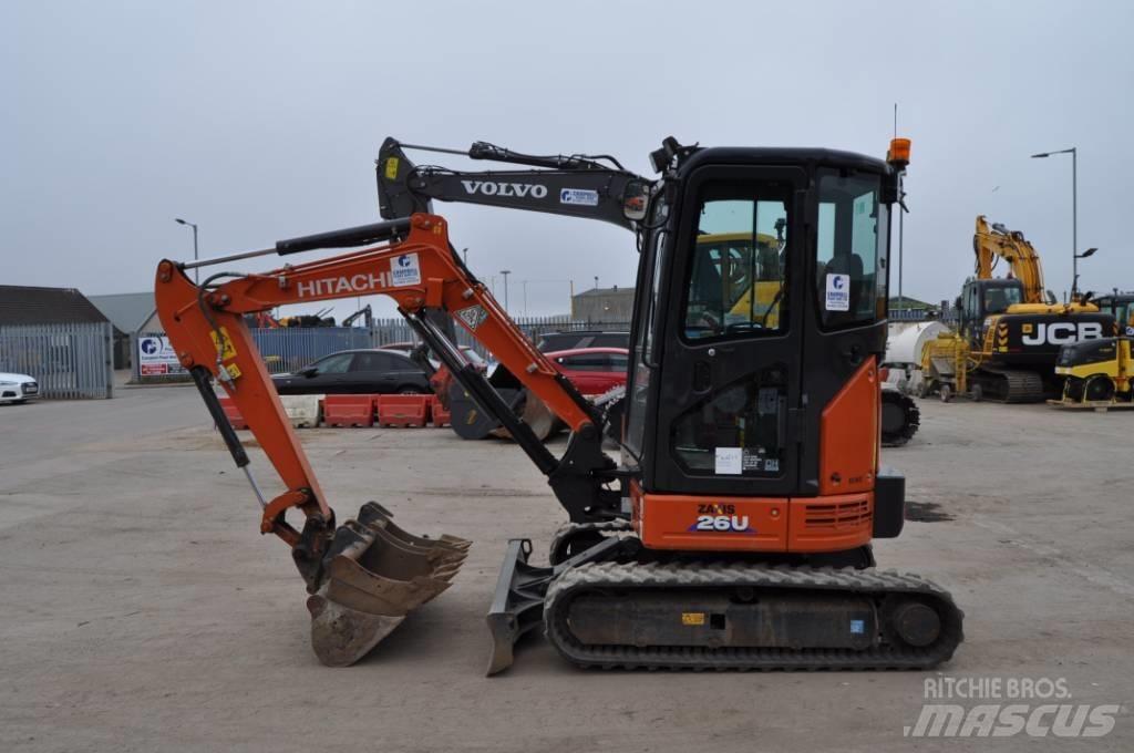 Hitachi ZX 26 U-6 Mini bagri <7t