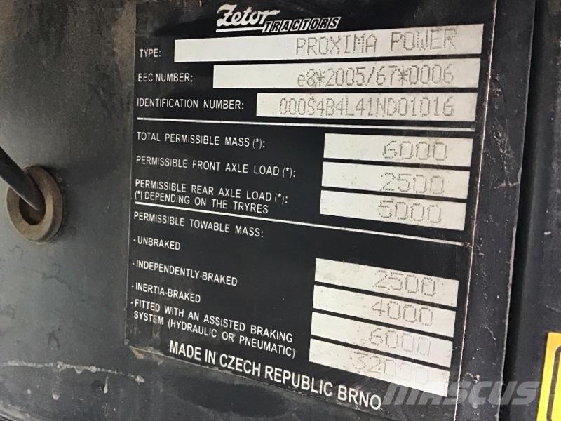 Zetor Proxima 120 Traktorji