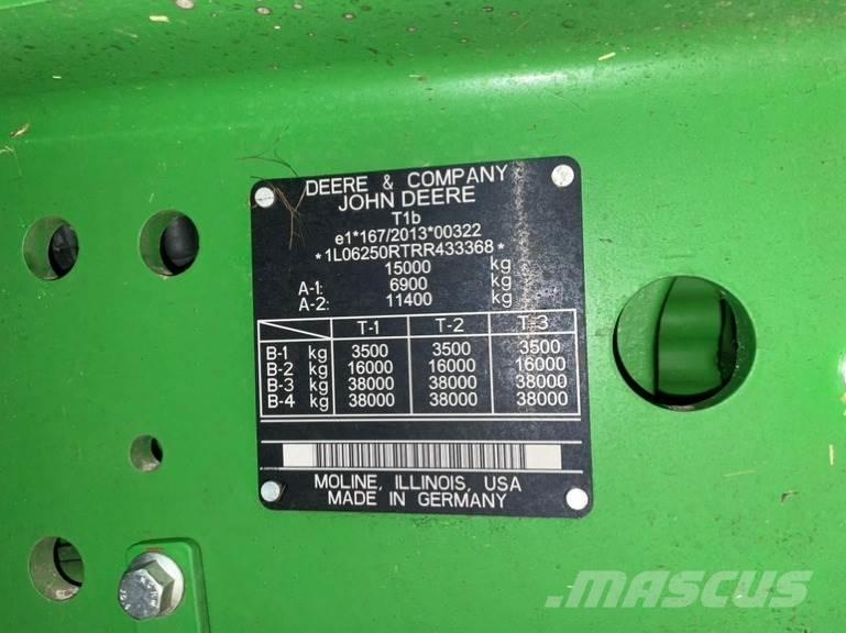 John Deere 6R 250 Traktorji