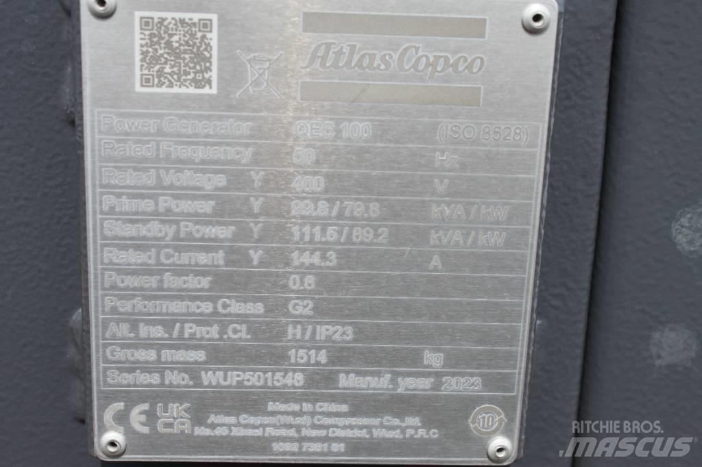 Atlas Copco QES 100 Dizelski agregati