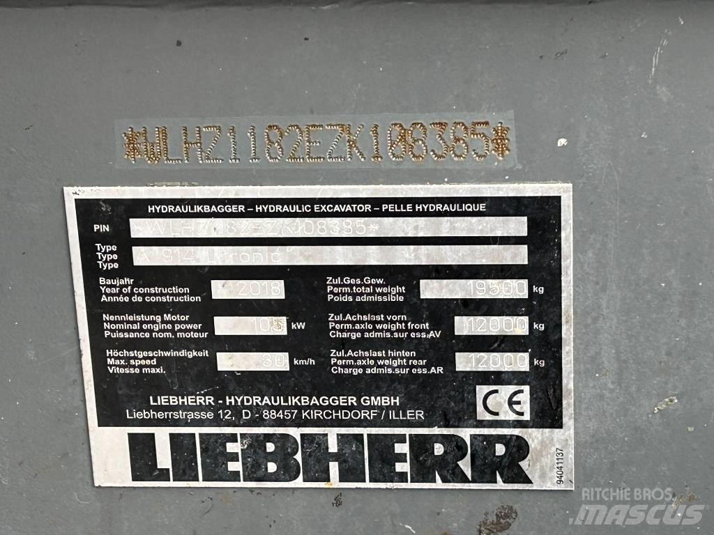 Liebherr A914 / LH18M Manipulacija materiala - drugo