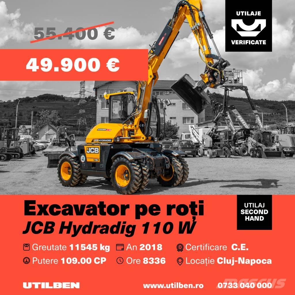 JCB Hydradig 110 W Bagri na kolesih