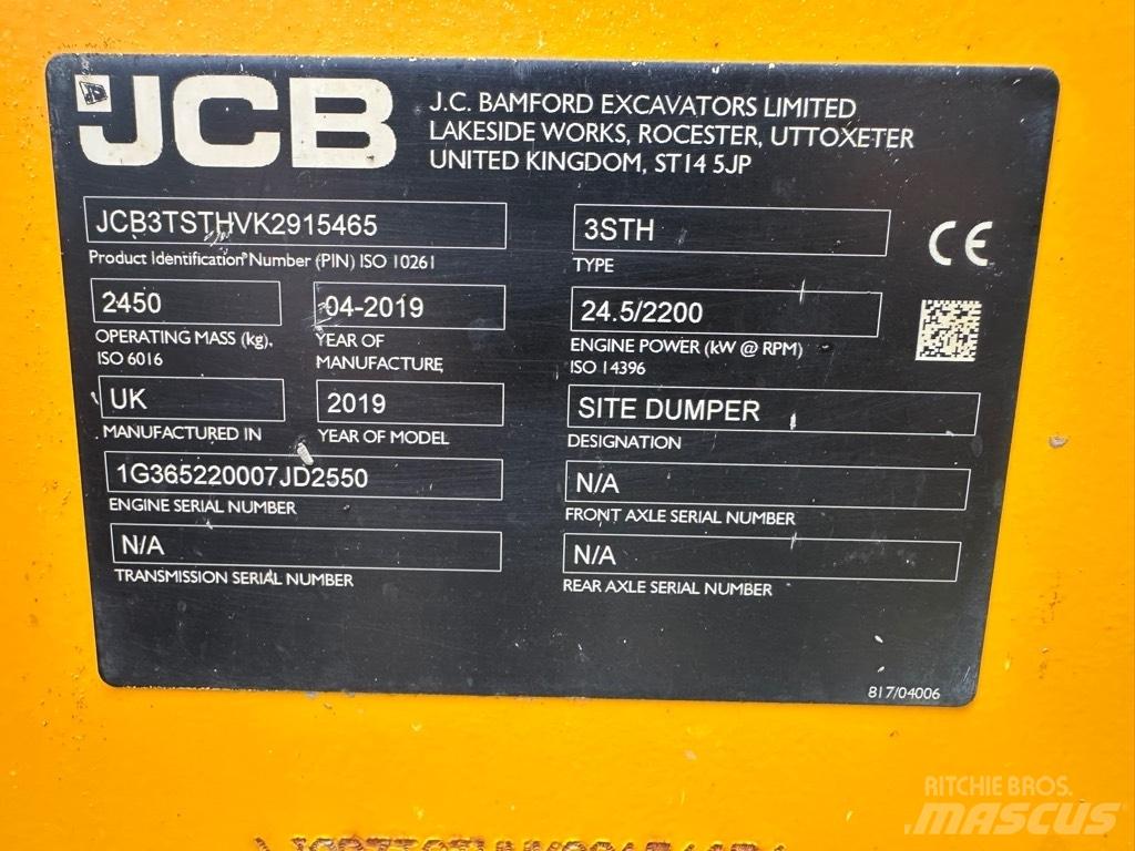 JCB 3STH SWIVEL Ne cestni demperji