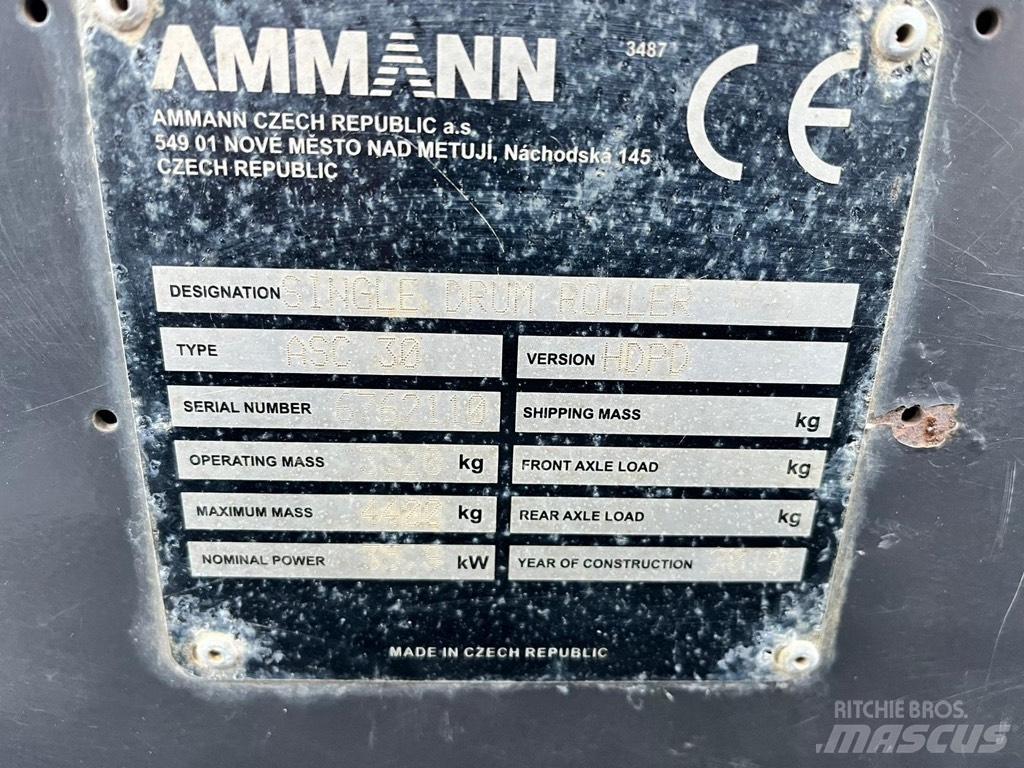 Ammann ASC 30 Enojni valjarji