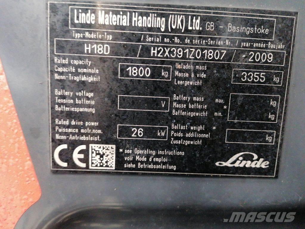 Linde H18D Dizelski viličarji