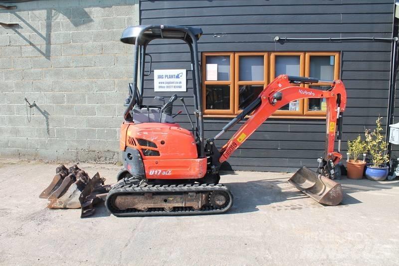 Kubota U 17-3 Mini bagri <7t