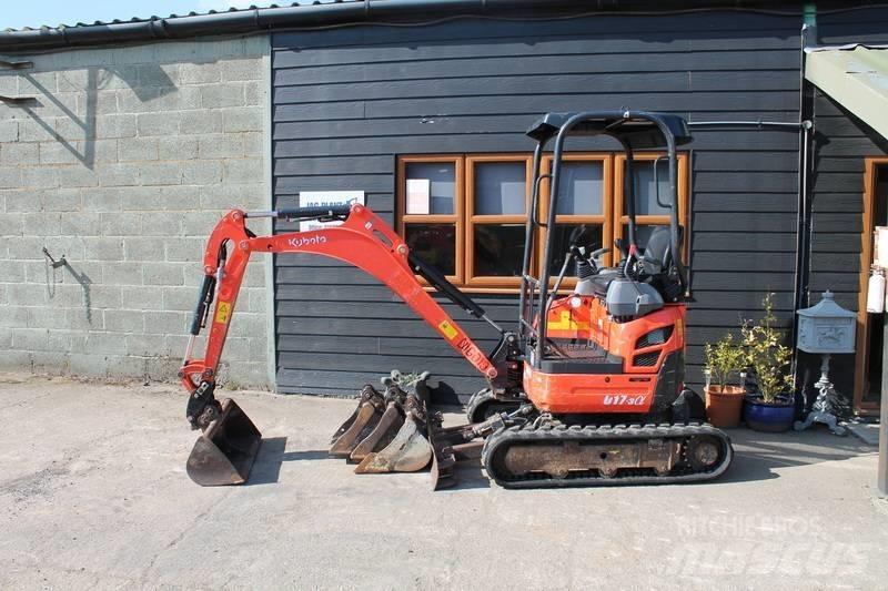 Kubota U 17-3 Mini bagri <7t