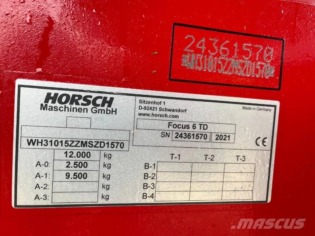 Horsch Focus 6 TD Sejalnice