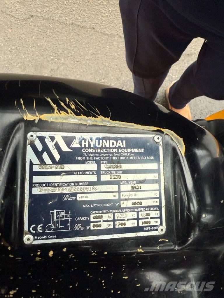 Hyundai 50 DN-9 VB Dizelski viličarji