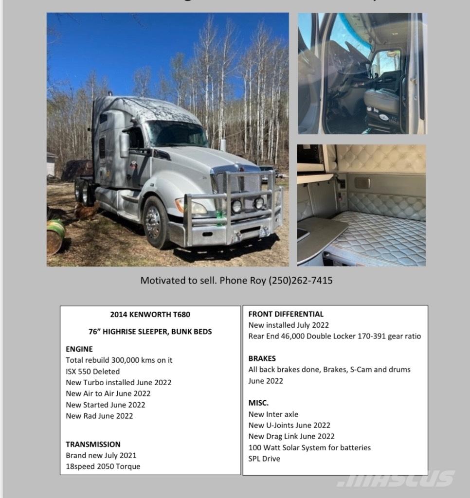 Kenworth T680 Vlačilci