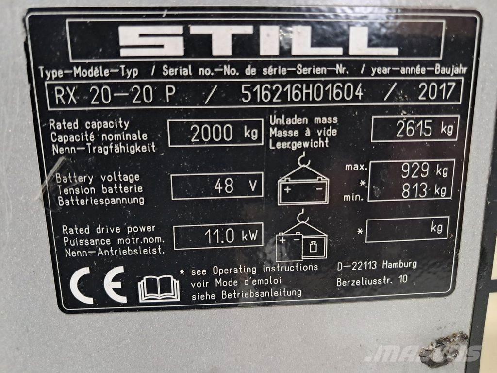Still RX 20-20 P Električni viličarji