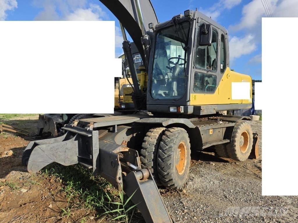 Volvo EW 205 D Bagri na kolesih
