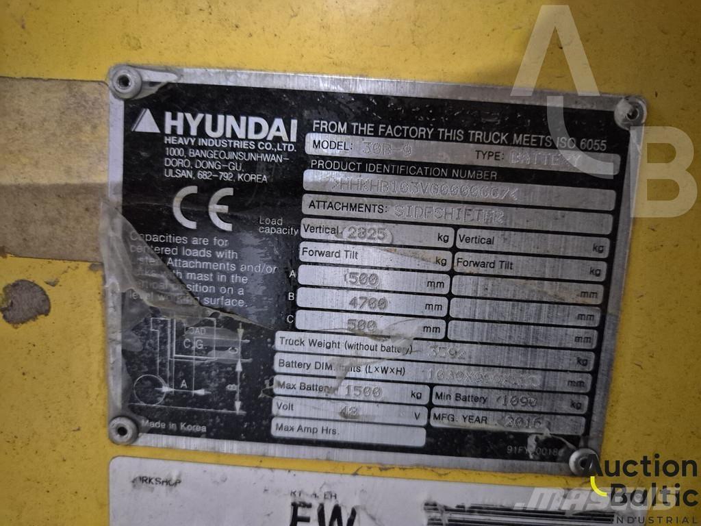 Hyundai 30B-9 Električni viličarji