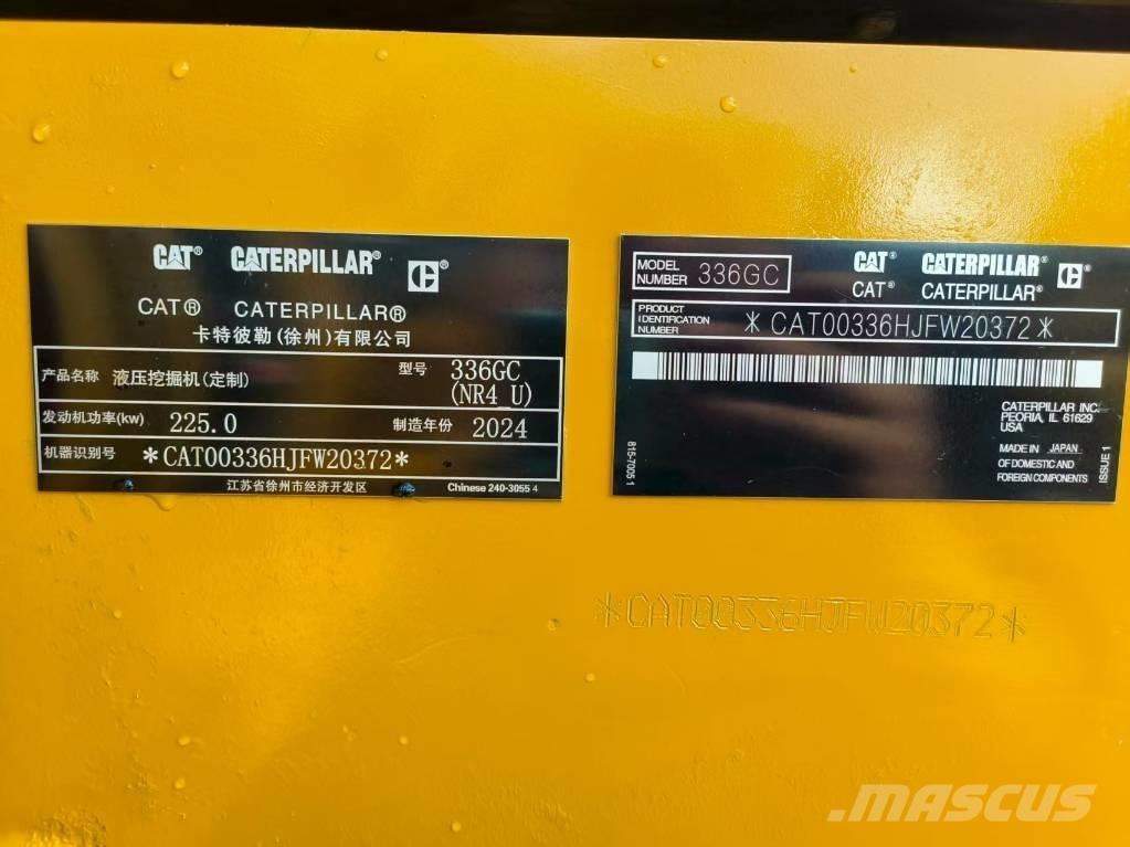CAT 336GC Bagri goseničarji