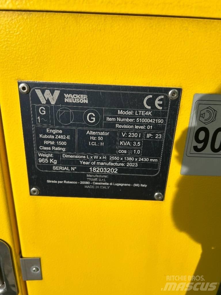 Wacker Neuson LTE4K Svetlobni stolpi